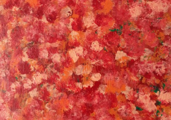 Bilder Blumen handgemalt auf Leinwand