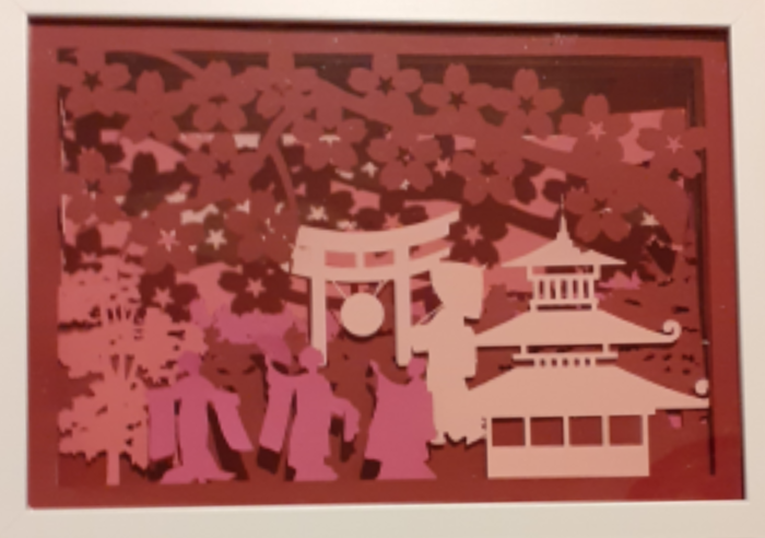 Bilder Japan - Schattenbox - Handgemacht beleuchtet